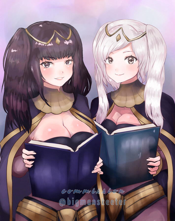 Tharja &amp; Robin - Half Body Commission